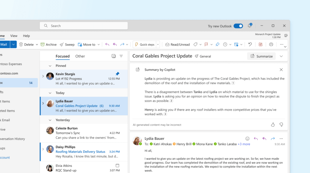 Outlook Copilot